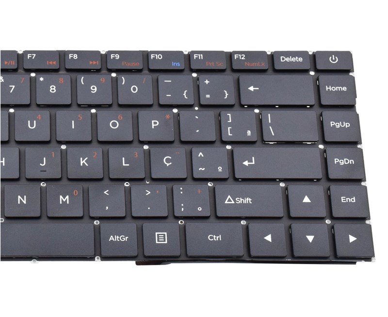 Teclado Para Notebook Positivo Master N1240 SCDY-315 Positivo Motion C4500c C4500ci C41tc C41tci Compaq 420 - Com Tecla Power - Sem Moldura - TC1047
