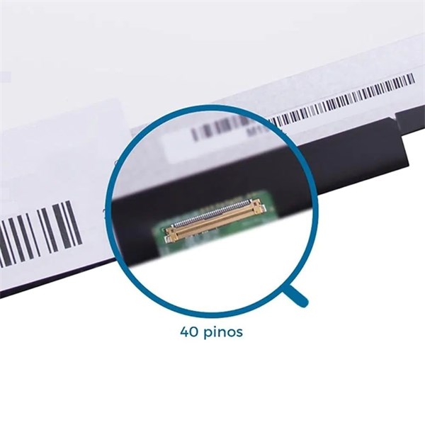 Tela 13.3" Led Slim 40 Pinos 1366x768 - Fixações Laterais - Brilhante - B133XW01 V.0 - TE014 - Asus U30 U32 U35f S30 U35f Dell Vostro 3300 Dell Latitude E6320 E6330 STi As-1301 AS1301 Semp Toshiba As- ...
