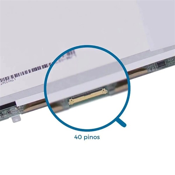 Tela 13.3" Led Ultraslim 40 Pinos 1366x768 - Fixação Superior e Inferior - Fosca - LTN133AT23 - Tela Samsung NP530U3C - TE041