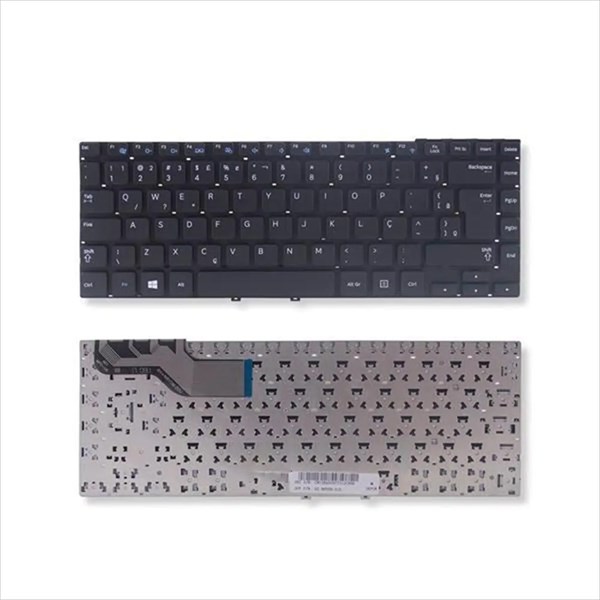 Teclado Para Notebook Samsung NP270 NP275 NP275E NP270E NP270E4E NP275E4E NP350V4X - Sem Moldura - Preto