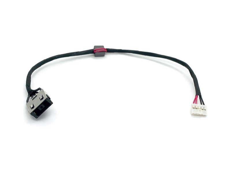 Conector Dc Jack Para Notebook Lenovo G40-30 G40-80 G50-45 G50-50 - Retangular USB - 11x4.5mm - Com Cabo 14cm