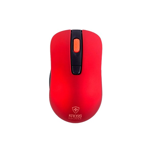 Combo Teclado e Mouse Sem Fio - Preto/Vermelho - KE-KM553V1 2 -  Kross Elegance