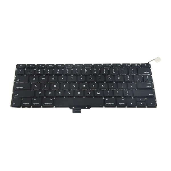 Teclado Para Apple Macbook Pro A1278 13" 2009 2010 2011 2012 2013 2014 - US Inglês - Sem Moldura - Preto - TC500