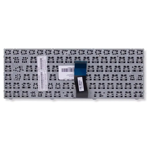 Teclado Para Notebook Positivo Premium XS3210 XS4005 XS4200 XS4210 XS7010 XS7410 XS7210 XS8210 XS8320 Philco 14M MP-12R78PA-43022 6-80-W9400-331-1P - Com Moldura Preta