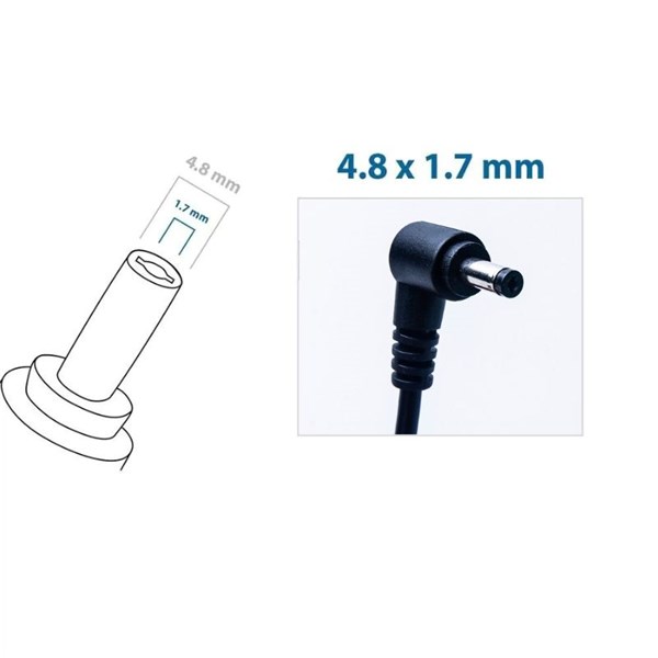 Fonte Carregador Para Notebook Philco 14M 14M2 10C Itautec 19V 1.58A 30W - 4.8x1.7mm