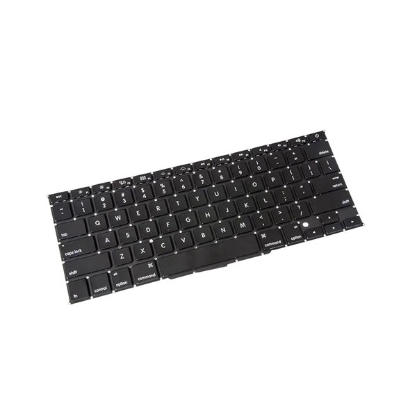 Teclado Para Apple Macbook Pro A1398 15.4" Retina ME294 ME664 ME665 MC975 MC976 MD294 MD831 MJLT2BZ/A - US Inglês - Sem Moldura