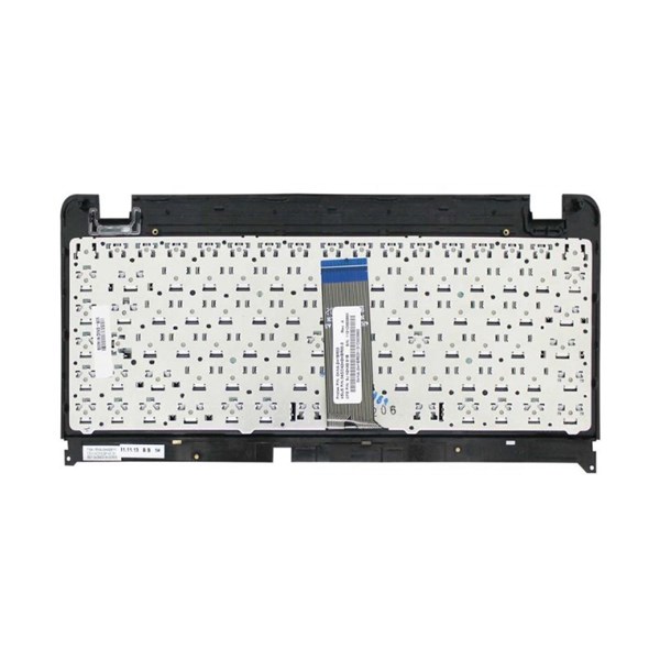 Teclado Para Netbook Asus EeePC 1201 1201HA 1201N 1201NL 1201T 1215 1215B 1215BT 1215P 1215N 1215T MP-10B96C0-528 MP-10B96PA-920 0KNA-292BR01 - Com Moldura - Preto - TC241