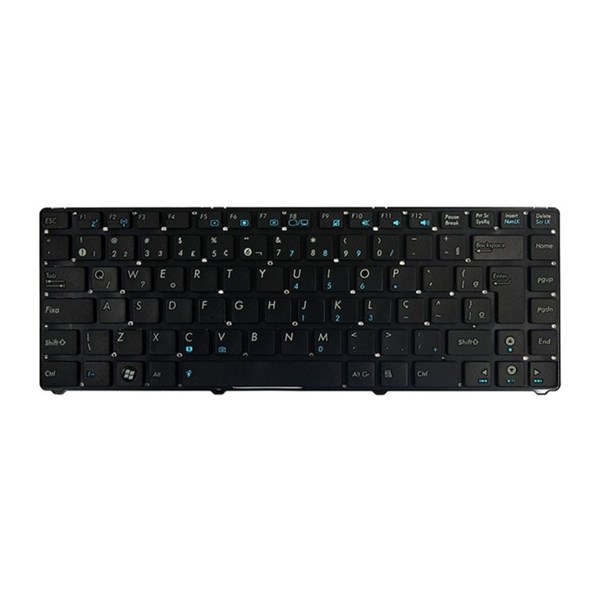 Teclado Para Netbook Asus EeePC 1201 1201HA 1201N 1201NL 1201T 1215 1215B 1215BT 1215P 1215N 1215T MP-10B96C0-528 MP-10B96PA-920 0KNA-292BR01 - Sem Moldura - Preto - TC241