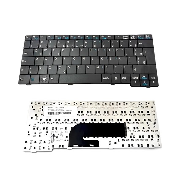 Teclado Para Netbook Positivo Mobo E-MOB EM100BVB AEUW3600010 V109646CK1 V109646CR1 - Preto