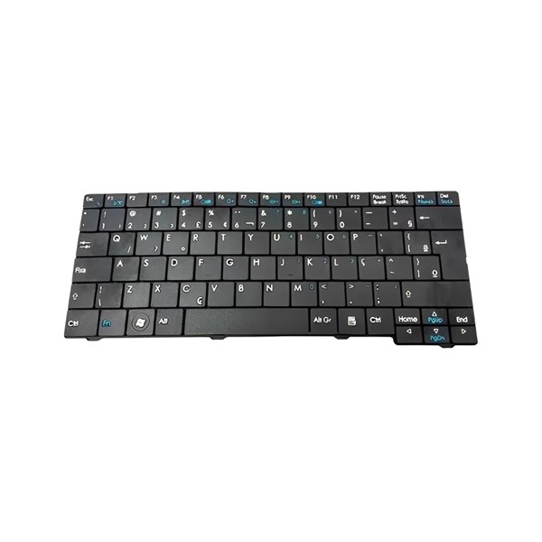 Teclado Para Netbook Positivo Mobo E-MOB EM100BVB AEUW3600010 V109646CK1 V109646CR1 - Preto