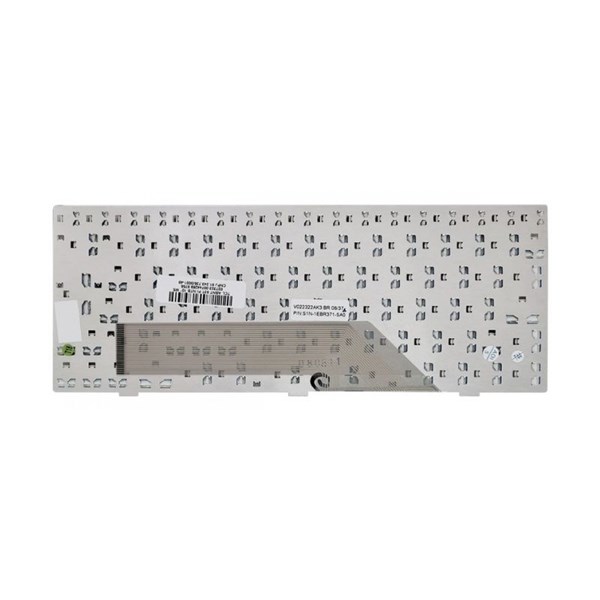 Teclado Para Netbook Positivo Mobo 1000 1050 1055 1070 1080 1090 2050 Msi Wind U90 U100 U110 U115 U120 V022322AK3 - Branco