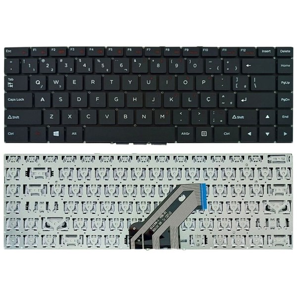 Teclado Para Notebook Compaq Presario 430 431 433 434 435 436 439 450 452 454 2022 Compaq Presario 433 - Sem Moldura - Preto - TC1106