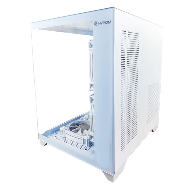 Gabinete Gamer Branco - Com 4 Fans Inclusos - GB1791 - Sem Fonte - Tamanho 350x270x350mm - Hayom