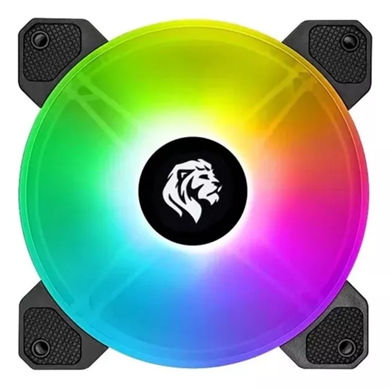 Kit 3 Fans Coolers 12x12cm - Com Controlador e Controle Remoto - FC1306