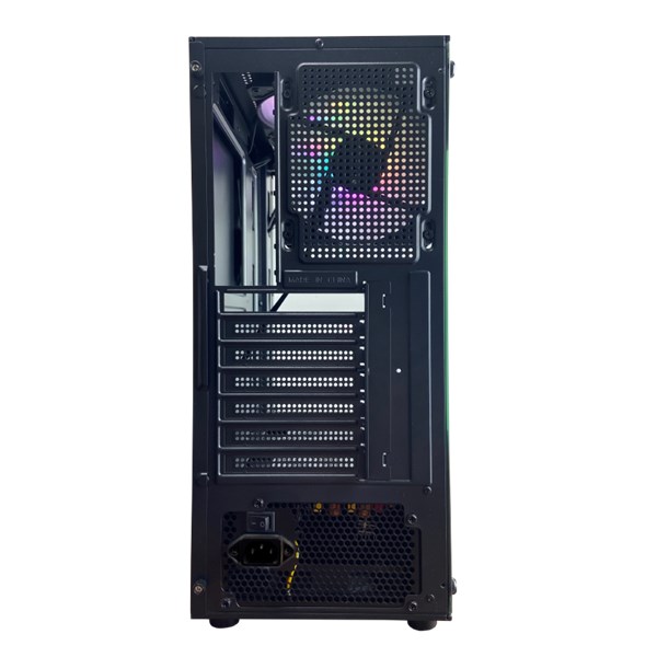 Gabinete Gamer Preto - Com 3 Fans Inclusos - GB1792 - Sem Fonte - Tamanho 310x192x447mm - Hayom