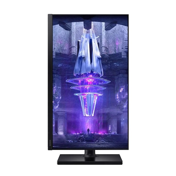 Monitor Gamer Samsung Odyssey 24", FHD, 144 Hz, 1ms, com ajuste de altura, HDMI, DP, VGA, Freesync, Preto, Série G3