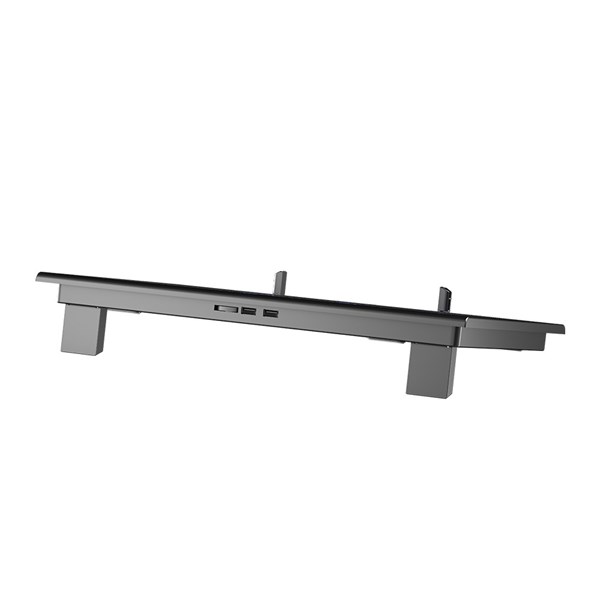 Suporte Para Notebook 17.3" - Refrigerada com 2 Coolers de 150mm Com LED Azul Com USB Com Controle de Velocidade - NBC-80BK C3Tech