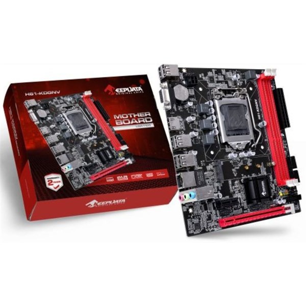 Placa-Mãe LGA 1155 H61-KDGNV DDR3 1000MBPS GIGA NVME HDMI - KeepData