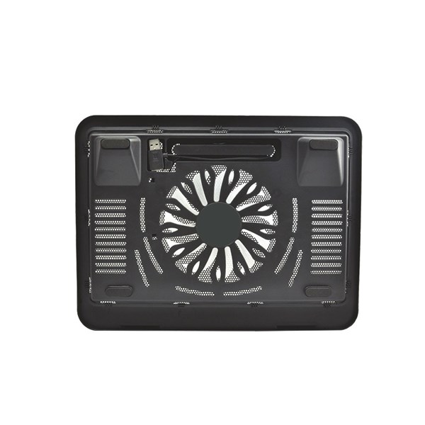 Suporte Para Notebook 14" - Base Refrigerada Com Cooler de 140mm com Led Azul com USB - NBC-11BK C3Tech