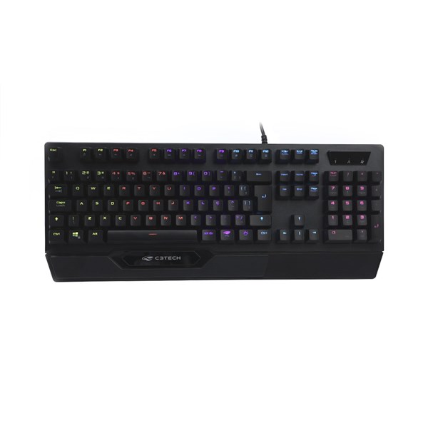 Teclado Mecânico Gamer USB KGM-1200BK - C3Tech