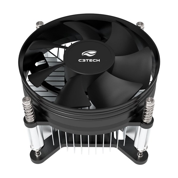 Cooler Para Processador CPU Intel LGA 1150 1151 1155 1156 - FC-20BK - C3Tech
