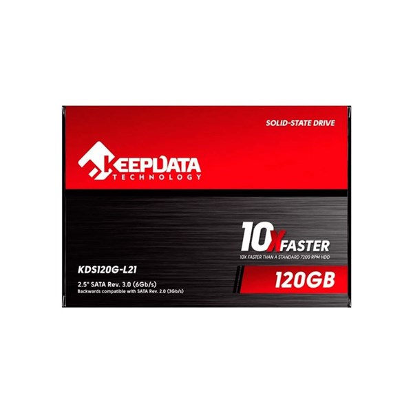 SSD 120GB Sata III 2.5" - Leitura 550Mbps Gravação 500Mbps - KeepData
