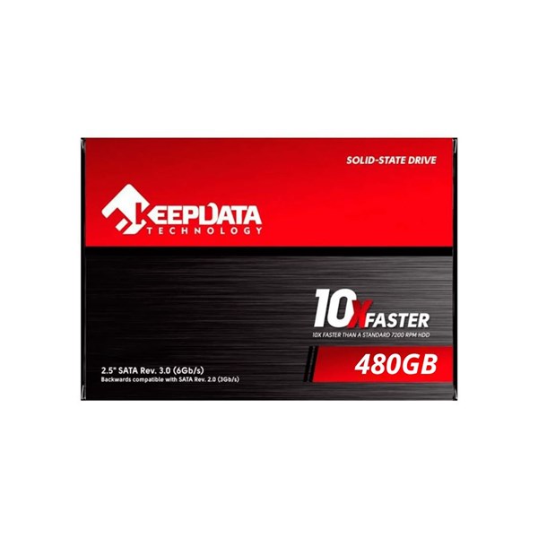 SSD 480GB Sata III 2.5" - Leitura 550Mbps Gravação 500Mbps - KeepData