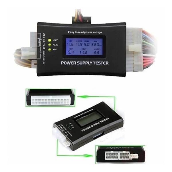 Testador de Fonte ATX - Power Supply Tester