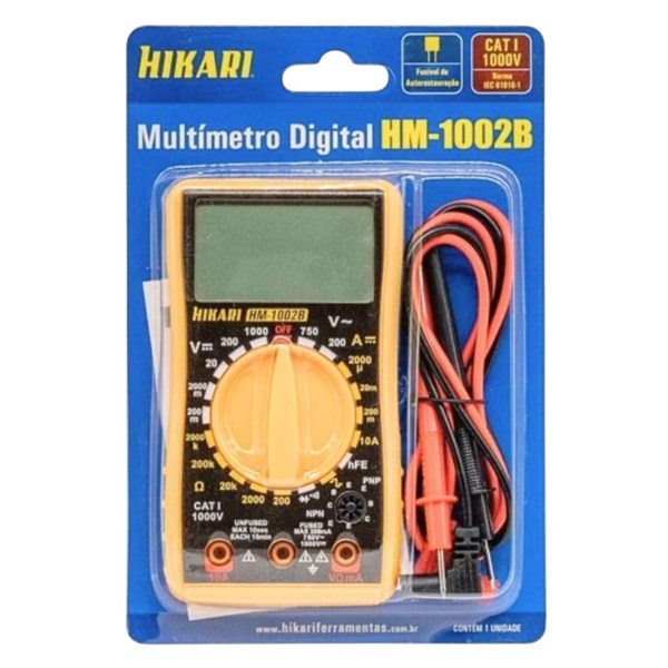 Multimetro Digital HM-1002B - Hikari