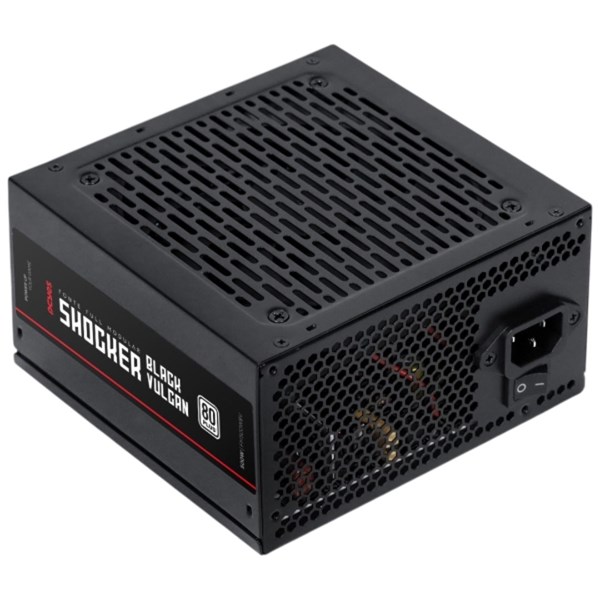 Fonte ATX 500W Gamer Modular 80Plus White - Black Vulcan Shocker Full - FM500WBV - PCYES