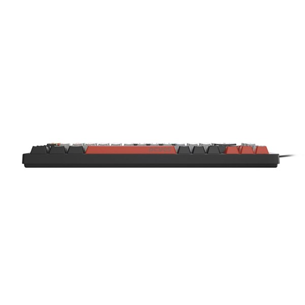 Teclado Mecânico 75% Kirin Black Vulcan - Switch RED - LED Rainbow - PTKR75RD - PCYES