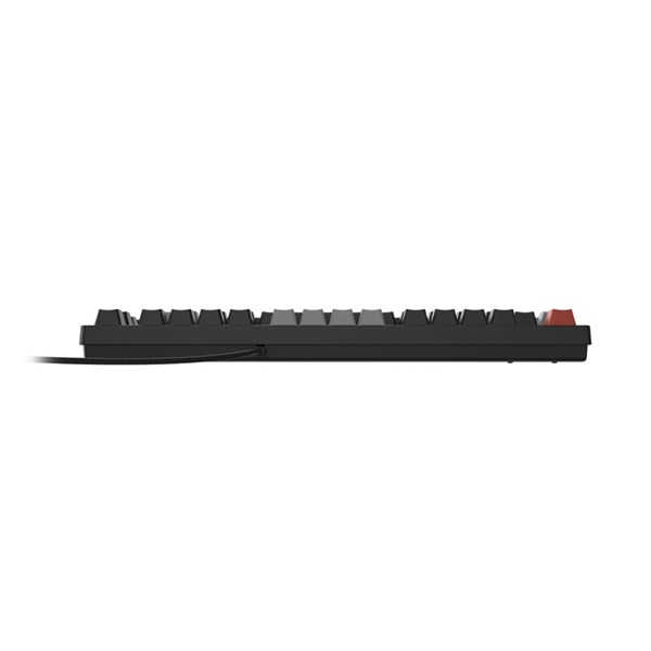 Teclado Mecânico 75% Kirin Black Vulcan - Switch RED - LED Rainbow - PTKR75RD - PCYES