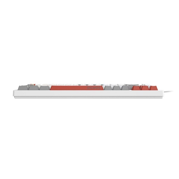 Teclado Mecânico 75% Kirin White Ghost - Switch Blue - LED Rainbow - PTKRWG75BL - PCYES