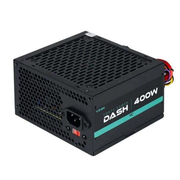 Fonte ATX 400W Gamer Dash - Preta - VFG400WP - VINIK