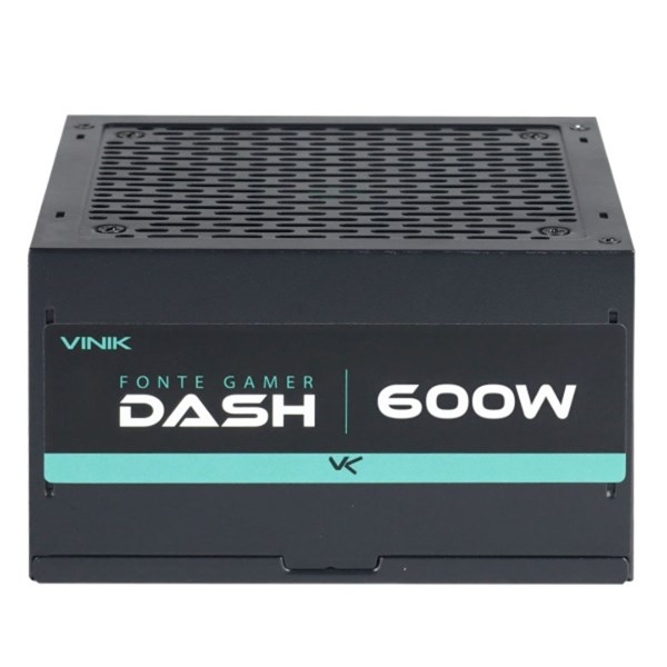 Fonte ATX 600W Gamer Dash - Preta - VFG600WP - VINIK