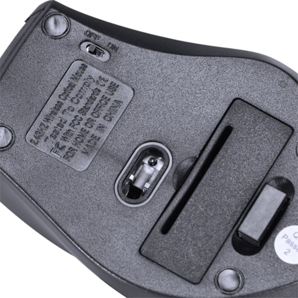 Mouse Sem Fio 1200DPI Hibrido Dual Mode Wireless 2.4 GHz + Bluetooth 4.0 DYNAMIC ERGO USB - DM120 - Preto - VINIK