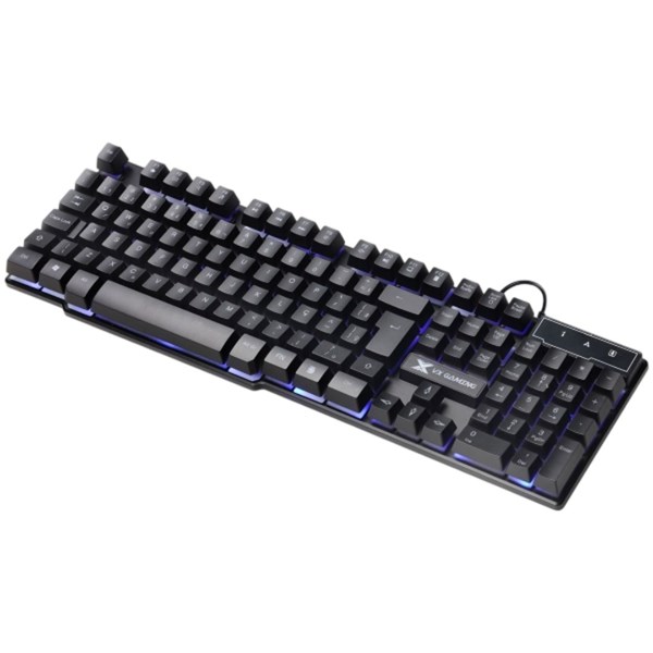 Teclado Gamer Hydra 107 Teclas + 12 Multimidia Com LED Azul Sensação Tecla Mecânica - GT700 - VINIK