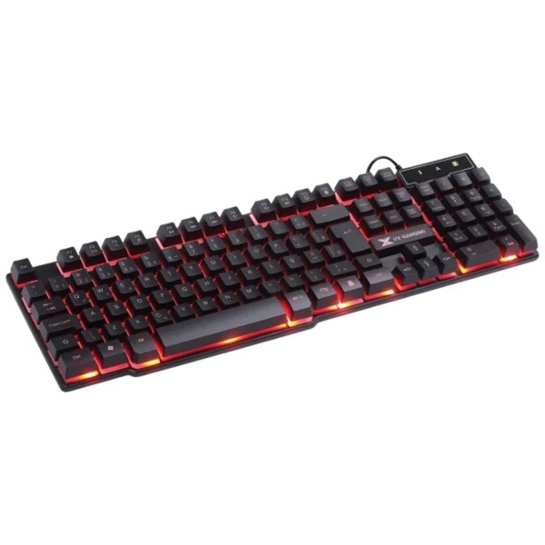 Teclado Gamer Hydra 107 Teclas + 12 Multimidia Com LED Vermelho Sensação Tecla Mecânica - GT702 - VINIK