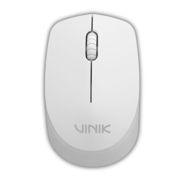 Mouse Sem Fio 1200DPI - Feather VF110 - Branco - VINIK