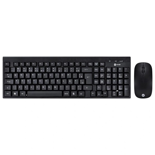 Combo Teclado + Mouse Sem Fio Dynamic Corp - CMW200 - VINIK