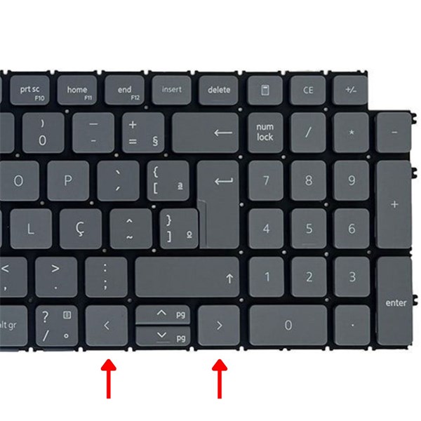 Teclado Dell Inspiron 15 3501 3502 3505 3510 3511 5501 5502 5508 5509 5510 5584 5590 5593 5594 5598 7500 7590 7591 7706 Latitude 3510 Vostro 3510 P42  P83F P84F P88F P90F P97F P112F - Com Led Backligh ...