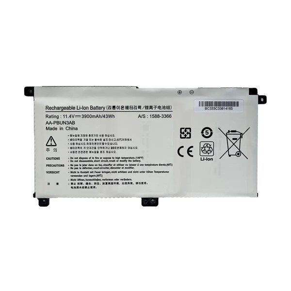 Bateria Para Notebook Samsung Expert E20 E30 Book E45 Book X30 X35 X40 X45 X50 Style S51 300E5K NP300E5L NP3500EL 500R5M NP550XDA NP550XDZ 550XAA 800G5M AA-PBUN3AB PBUN3AB-3S1P - Polímero - Branca - 1 ...