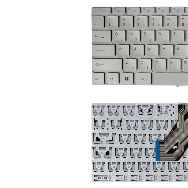 Teclado Para Notebook Mutilaser Ultra UB420 UB430 UB432 UB433 UB530 UB532 - Cinza - Sem Moldura - TC1140