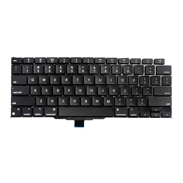 Teclado Para Apple Macbook Air 13 M1 A2337 2020 - Sem Ç - Inglês Internacional - US - Sem Muldura - TC1126