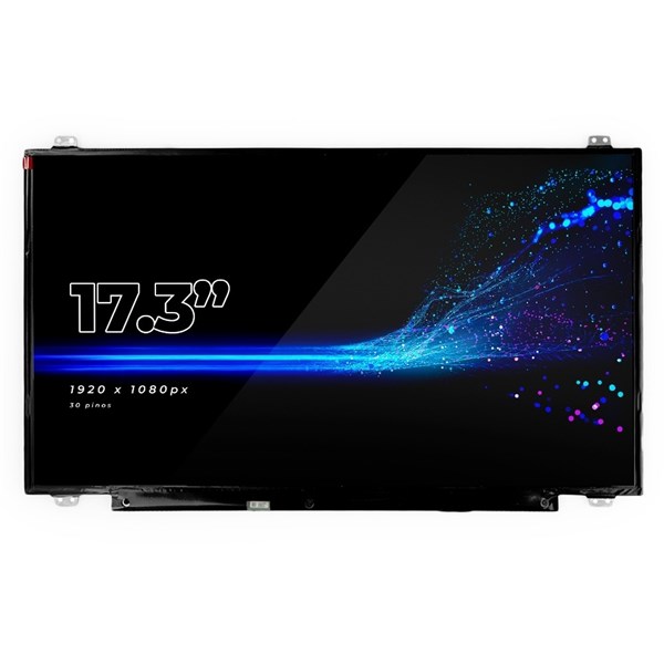 Tela 17.3" Led Slim 30 Pinos 1920x1080 60Hz - Com Fixação Superior e Inferior - B173HAN01.0 - TE214