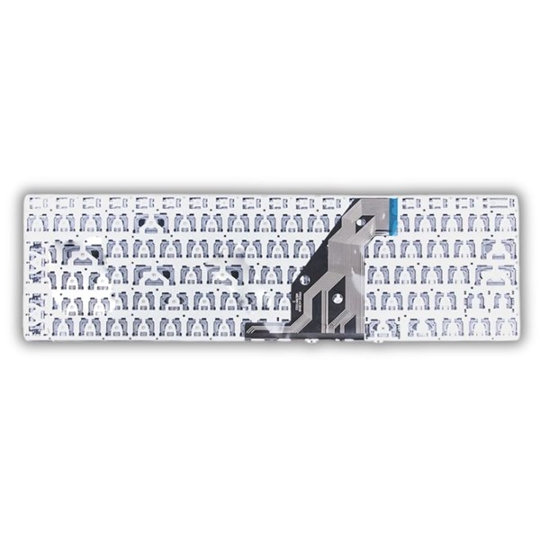 Teclado Para Notebook Multilaser Ultra UB520 UB521 UB522 UB523 Pride K4211 - Prata - Sem Moldura - TC1097
