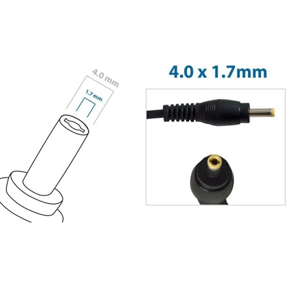 Fonte Carregador Vaio FE15 S29A00 - 19V 2.1A 40W - 4.0mm x 1.7mm - FT189