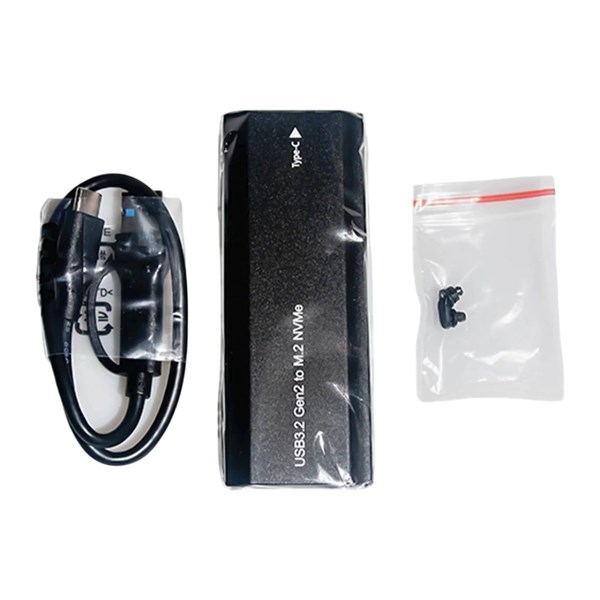 Case SSD Externo M.2 Nvme Sata Type-C Usb 3.1 - Preto