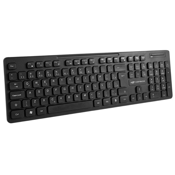 Combo Teclado + Mouse Sem Fio - K-W20BK - C3Tech