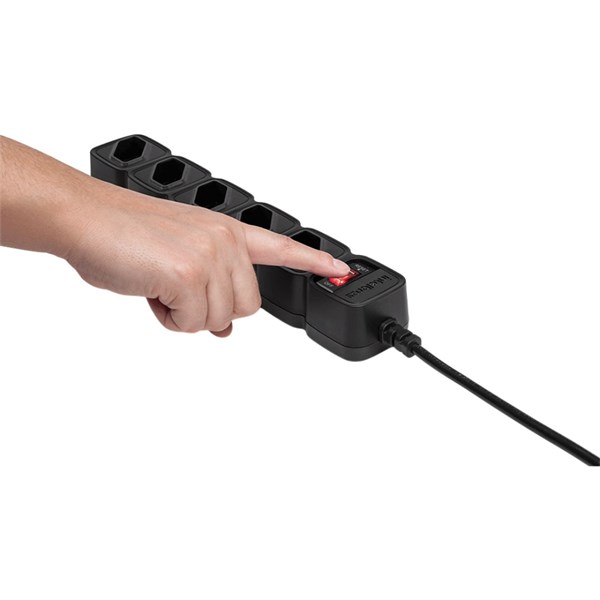 Filtro de Linha  5 Tomadas - Preto - EPE 205 - Intelbras